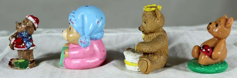 Set of six bears