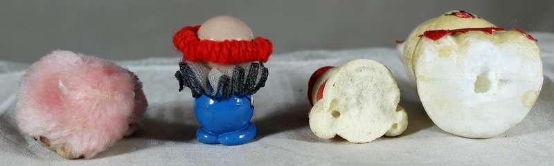 Set of four miniatures