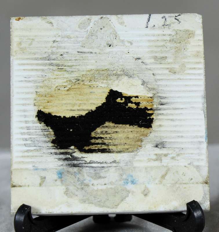 Small Dutch tile on stand