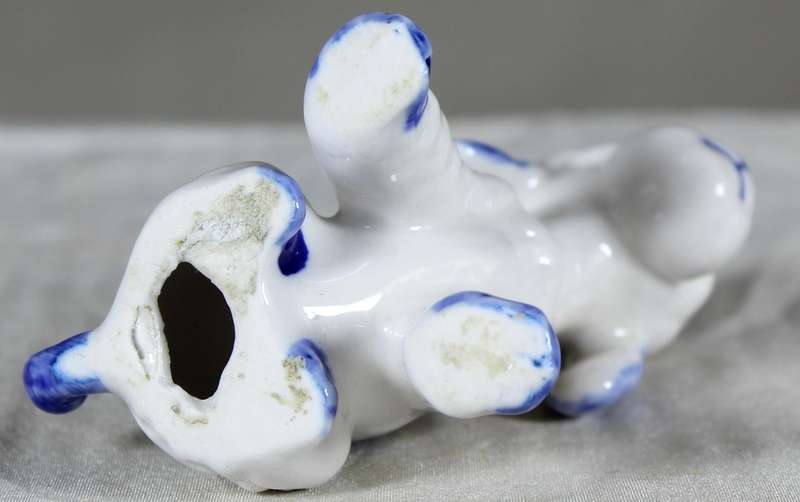 Small blue and white poodle