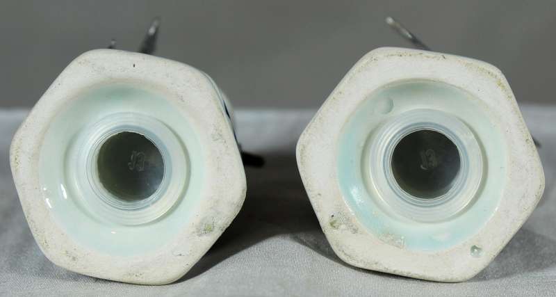 Small blue and white Dutch salt & pepper shakers