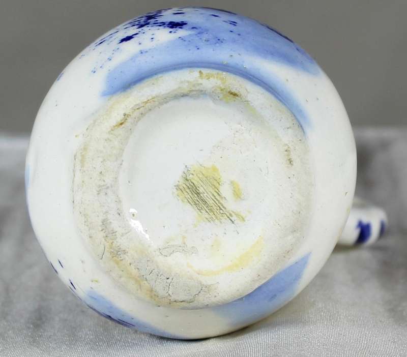 Small blue and white Dutch jug