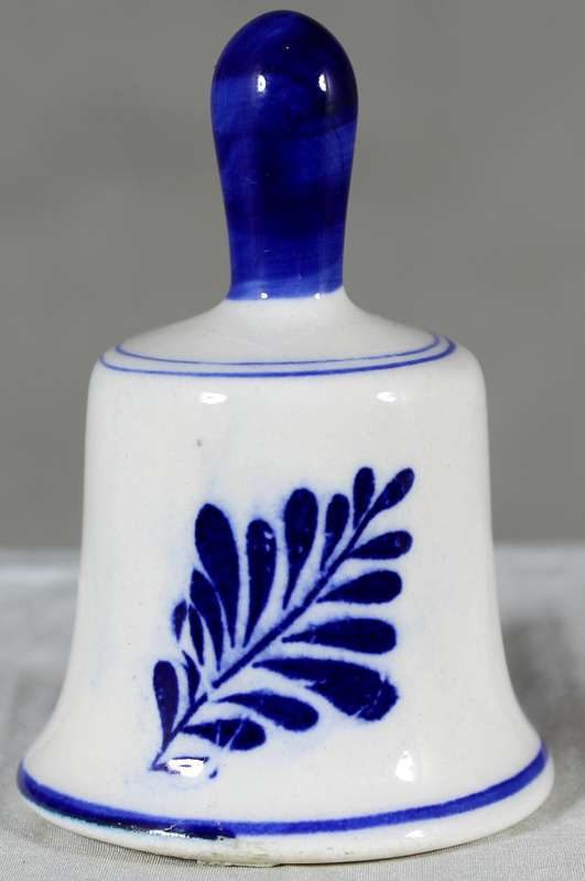 Small Dutch themed blue & white bell