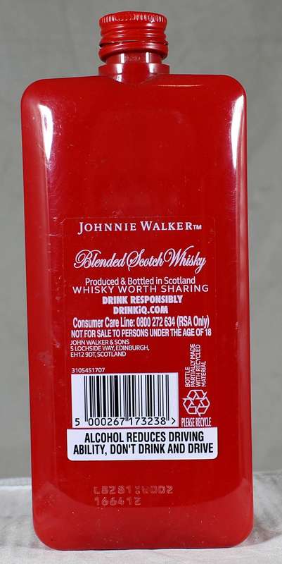 Johnnie Walker Red Label Plastic Bottle