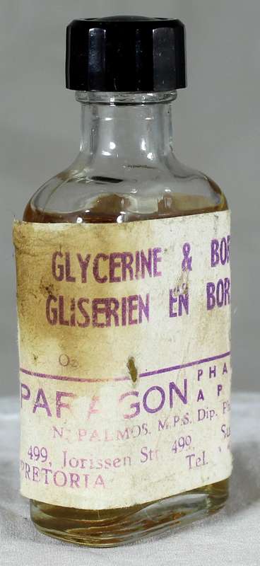 Mini medicine bottle - Glycerine & Borax