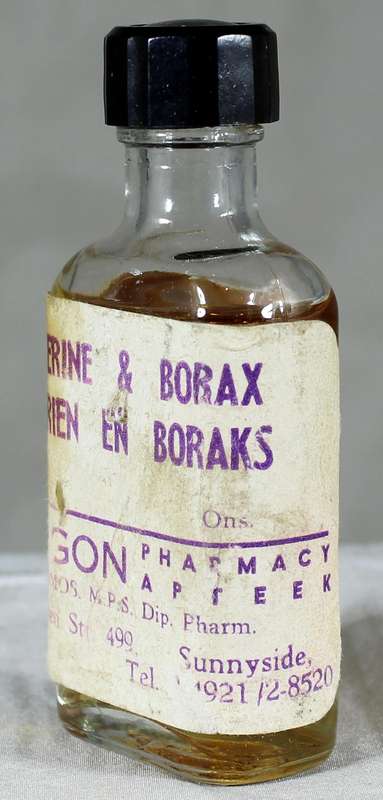 Mini medicine bottle - Glycerine & Borax