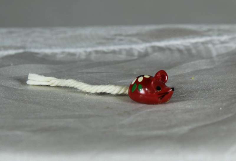 Mini miniature mouse with a long tail, by Fay