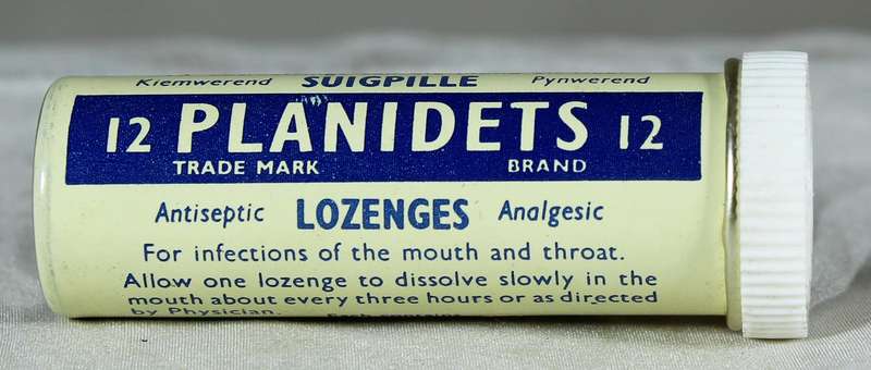 Mini medicine bottle - Maybaker Planidets lozenges
