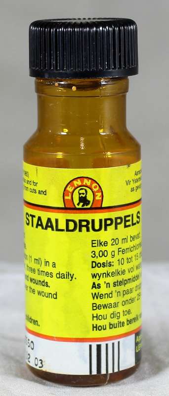 Mini medicine bottle - Lennon Staaldruppels
