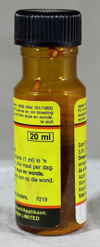 Mini medicine bottle - Lennon Staaldruppels