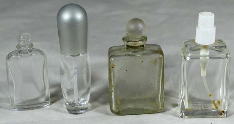 Perfume bottle - set of four small bottles