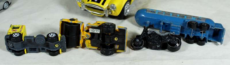 Set of twenty-one cars