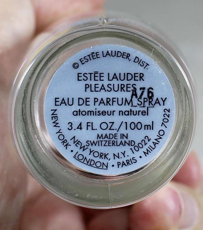 Perfume bottle - Estea Lauder Pleasures