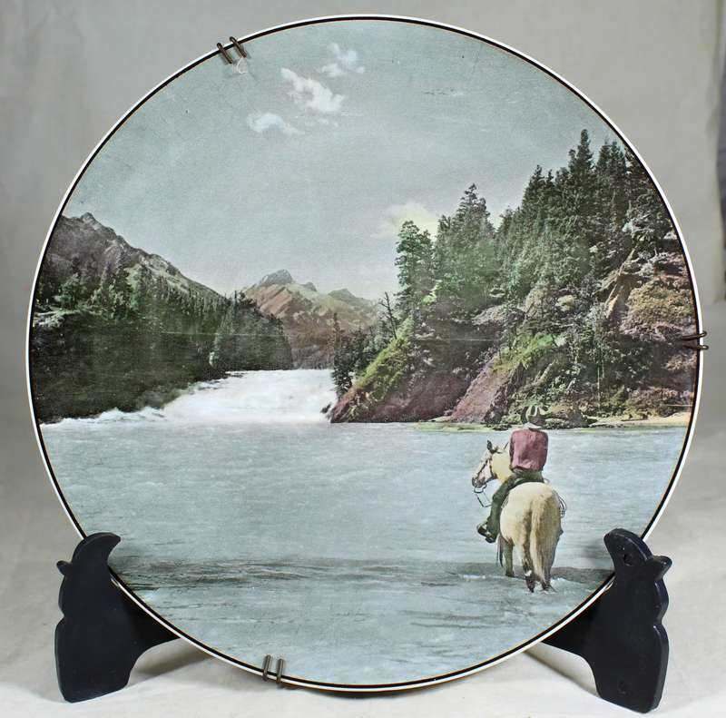Royal Doulton display plate - Bow falls