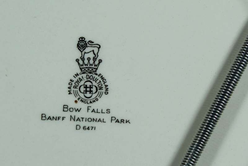 Royal Doulton display plate - Bow falls