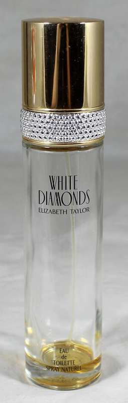 Perfume bottle - Elizabeth Taylor - white diamonds