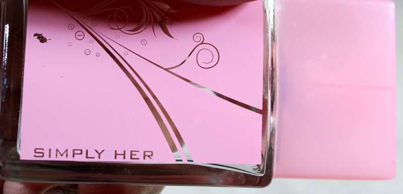 Perfume bottle - Avon - simply her