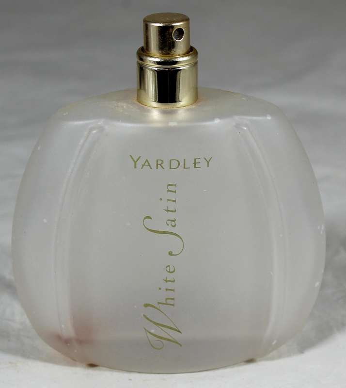 Perfume bottle - Yardley - white satin