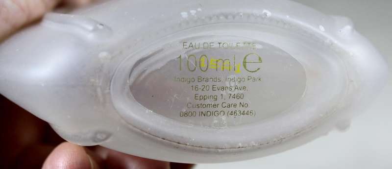 Perfume bottle - Yardley - white satin