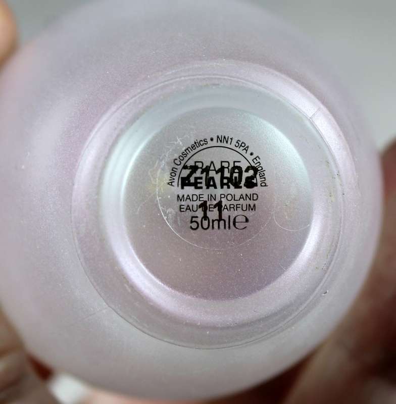 Perfume bottle - Avon - pearls