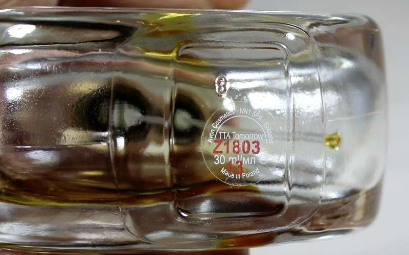 Perfume bottle - Avon TTA tomorrow