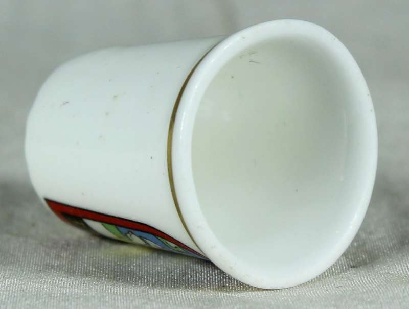 Bone China thimble - Swanage