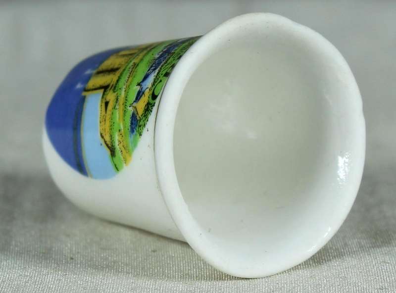 Bone China thimble - Criccieth