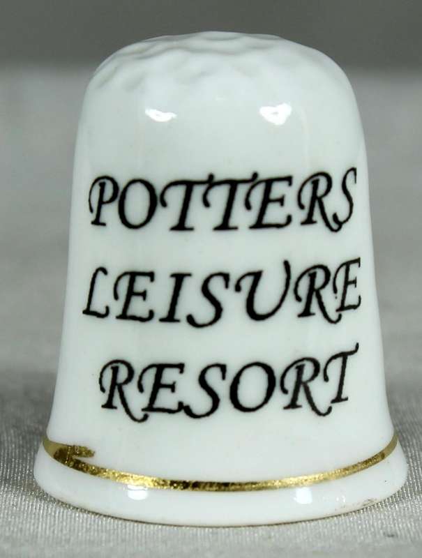 Bone China thimble - Potters Leisure Resort