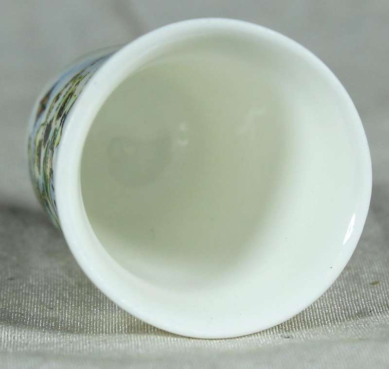 Bone China thimble - Jersey
