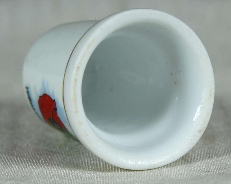 Bone China thimble - Portugal