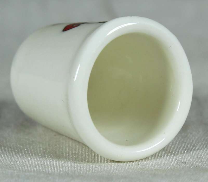Bone China thimble - Mexican man