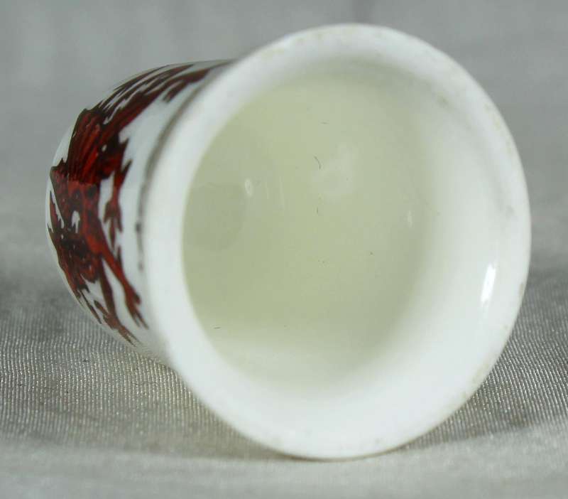 Bone China thimble - Bridgend