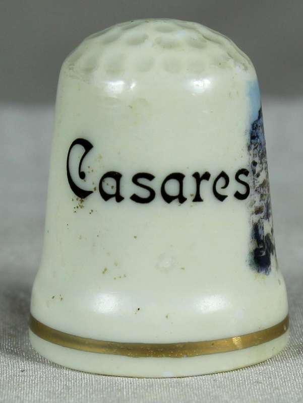 Bone China thimble - Casares