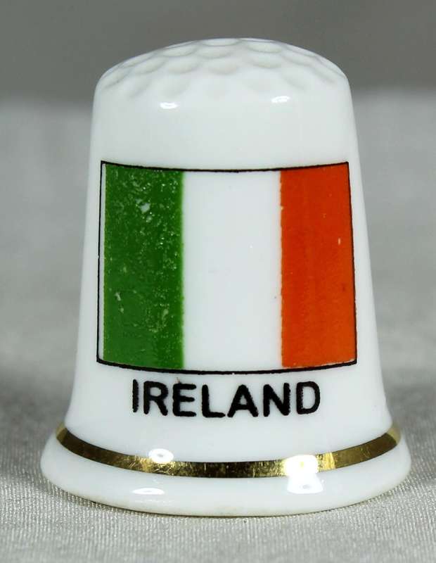 Bone China thimble - Ireland