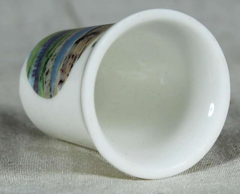 Bone China thimble - Bowleaze Cove
