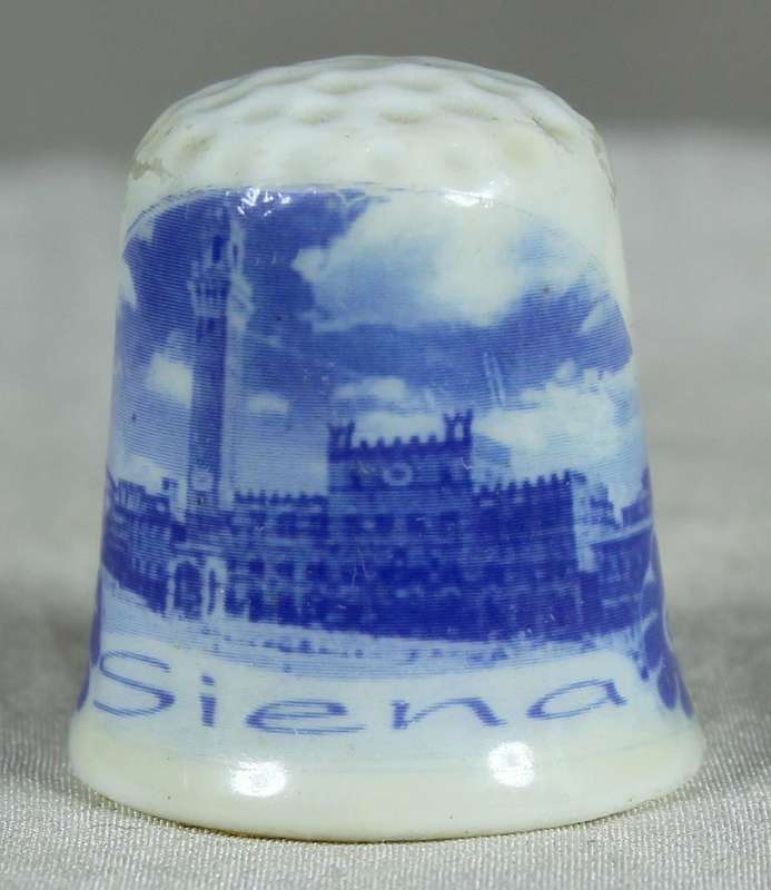 Bone China thimble - Siena