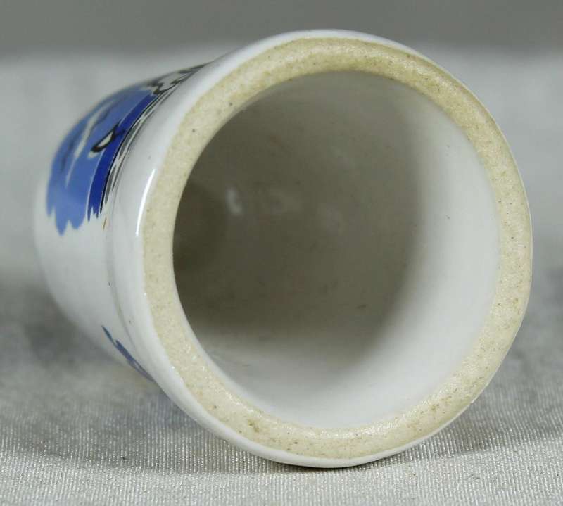 Bone China thimble - Rodos