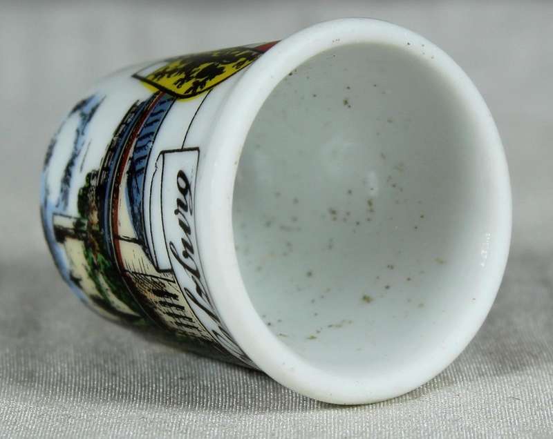 Bone China thimble - Festung - Salzburg