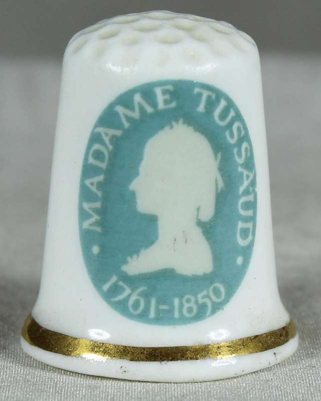 Bone China thimble - Madam Tussaud