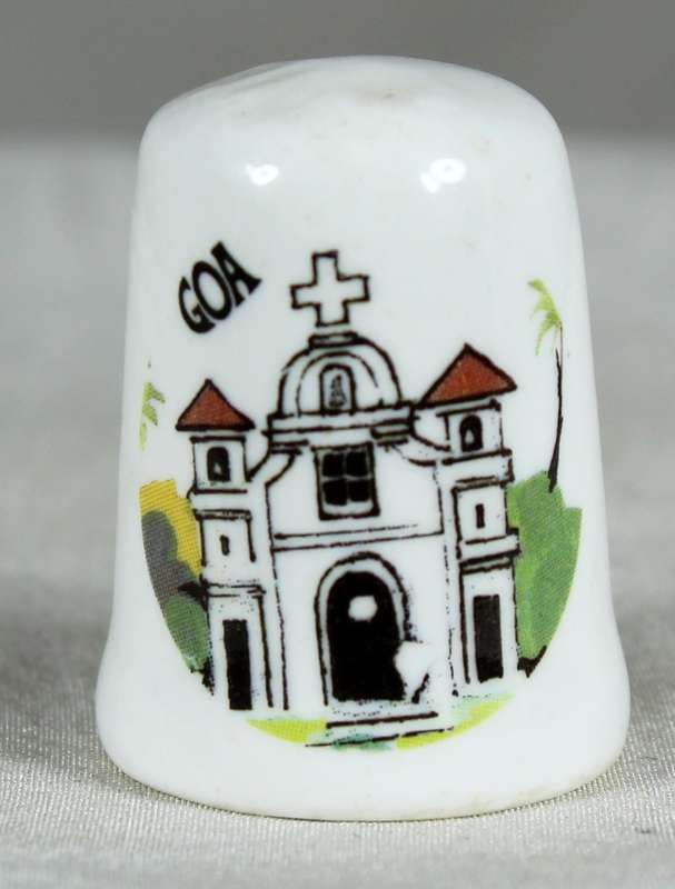 Bone China thimble - Goa