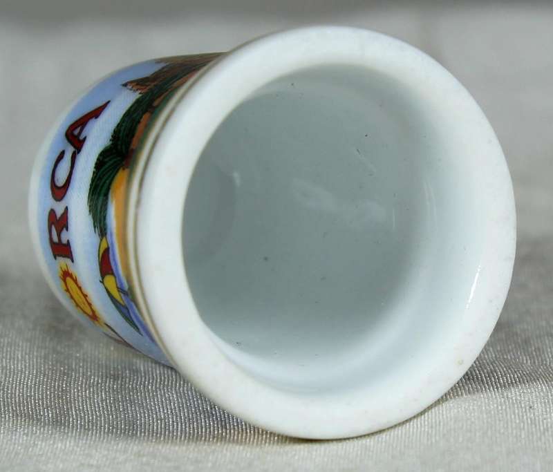 Bone China thimble - Mallorca