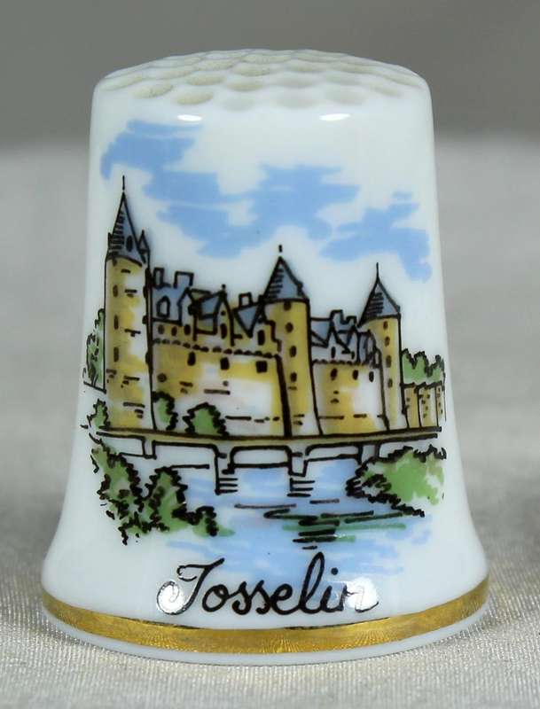 Bone China thimble - Josselin