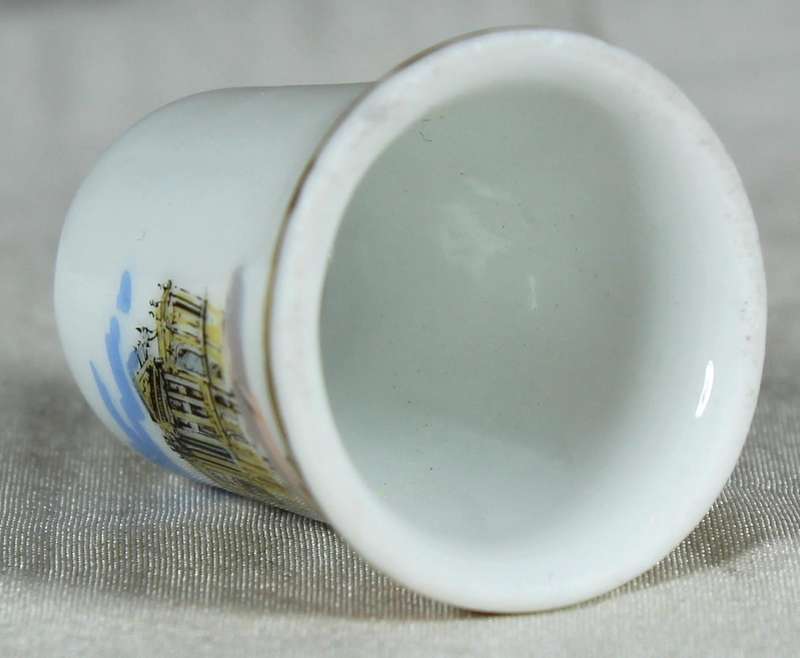 Bone China thimble - Versailles