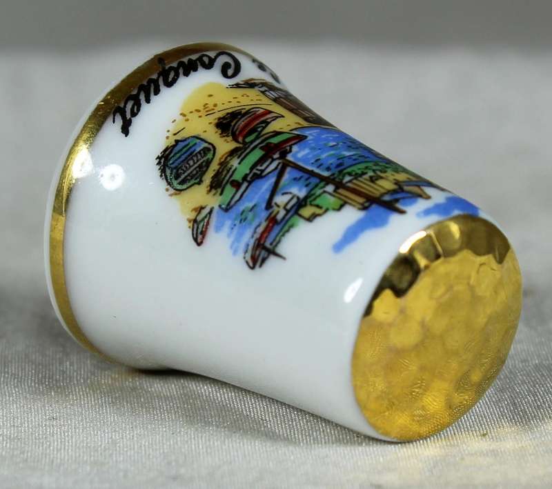 Bone China thimble - Le Conquet