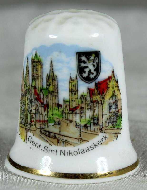 Bone China thimble - Gint Sint Nikolaaskerk