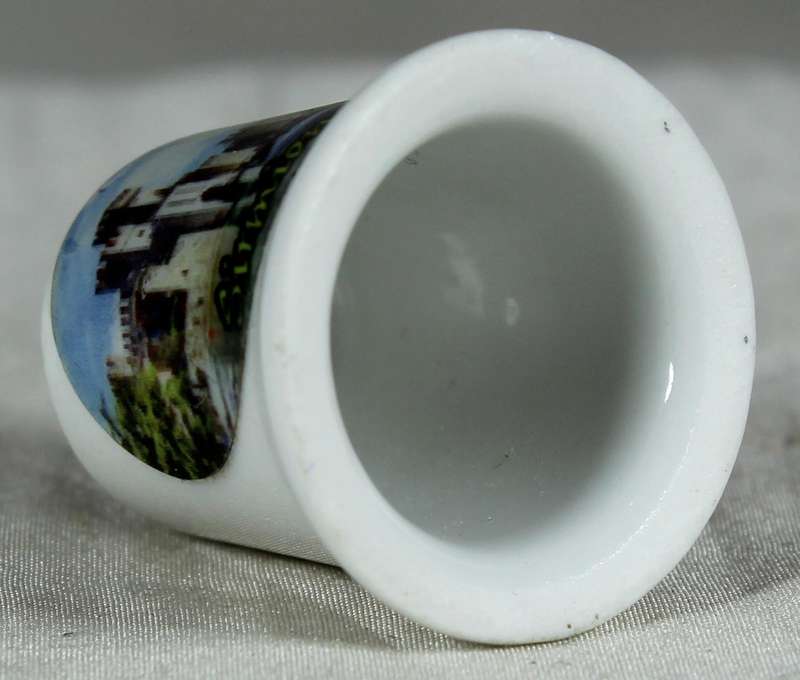 Bone China thimble - Sirmione