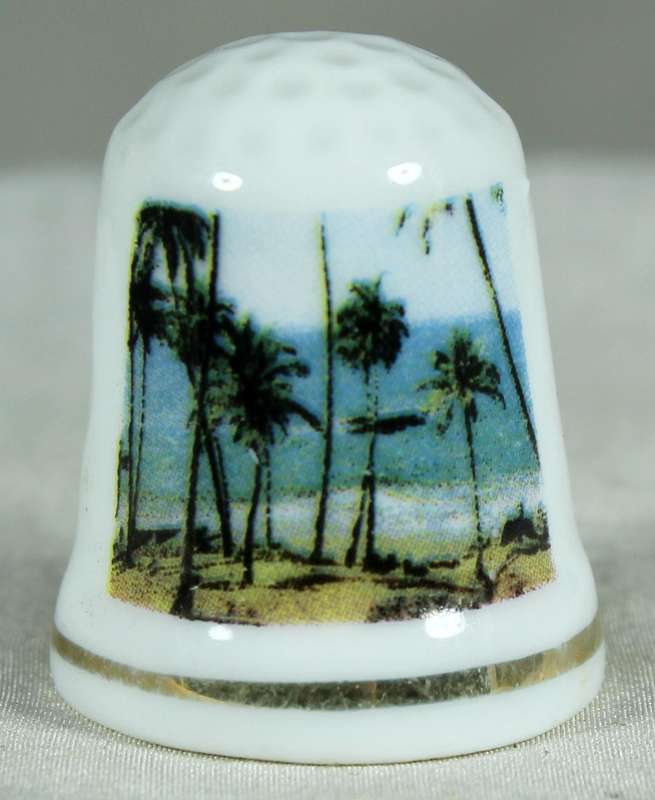 Bone China thimble - India