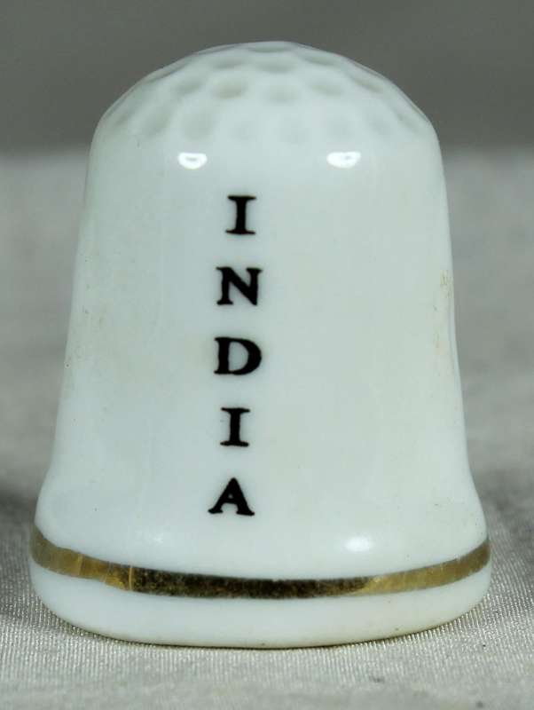 Bone China thimble - India