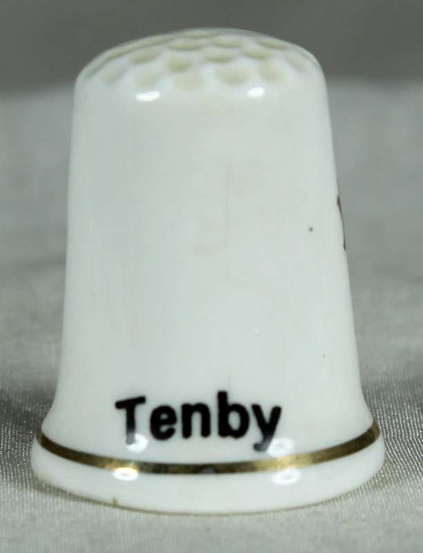 Bone China thimble - Wales