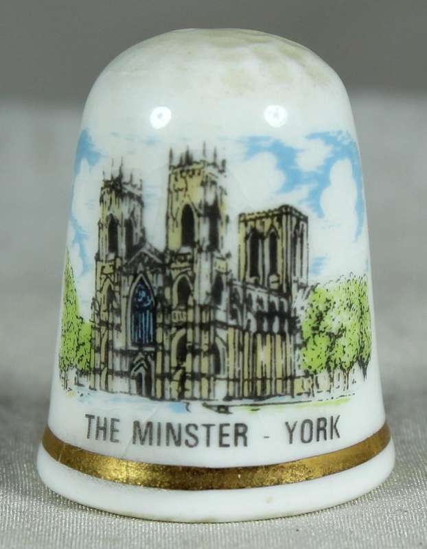 Bone China thimble - The Minster York
